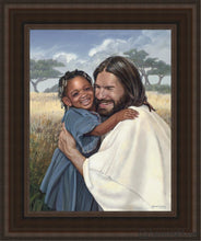 Load image into Gallery viewer, Daughter Of A King Open Edition Canvas / 11 X 14 Brown Frame Art