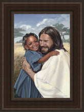 Load image into Gallery viewer, Daughter Of A King Open Edition Canvas / 12 X 18 Brown Frame Art