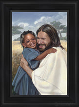 Load image into Gallery viewer, Daughter Of A King Open Edition Canvas / 14 X 21 Black Frame Art
