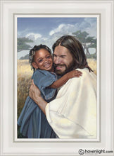 Load image into Gallery viewer, Daughter Of A King Open Edition Canvas / 14 X 21 White Frame Art