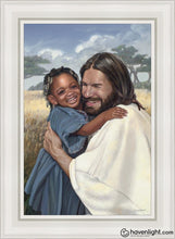 Load image into Gallery viewer, Daughter Of A King Open Edition Canvas / 24 X 36 White Frame Art
