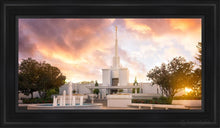 Load image into Gallery viewer, Denver Sunset Open Edition Canvas / 15 X 30 Black Frame Art