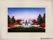 Load image into Gallery viewer, Denver Temple Bright Millennial Day Open Edition Canvas / 18 X 12 Frame L 19 25 Art