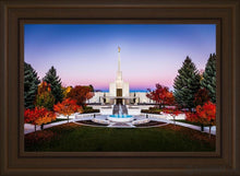 Load image into Gallery viewer, Denver Temple Bright Millennial Day Open Edition Canvas / 18 X 12 Frame S 16 1/4 22 Art