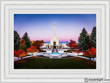 Load image into Gallery viewer, Denver Temple Bright Millennial Day Open Edition Canvas / 24 X 16 Frame C 23 3/4 31 Art