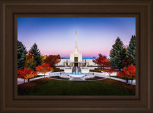 Load image into Gallery viewer, Denver Temple Bright Millennial Day Open Edition Canvas / 24 X 16 Frame E 22 3/4 30 Art