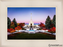 Load image into Gallery viewer, Denver Temple Bright Millennial Day Open Edition Canvas / 24 X 16 Frame L 23 31 Art