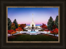 Load image into Gallery viewer, Denver Temple Bright Millennial Day Open Edition Canvas / 24 X 16 Frame W 23 31 Art