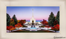 Load image into Gallery viewer, Denver Temple Bright Millennial Day Open Edition Canvas / 30 X 15 Frame L 22 37 Art