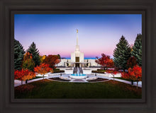 Load image into Gallery viewer, Denver Temple Bright Millennial Day Open Edition Canvas / 36 X 24 Frame B 31 3/4 43 Art