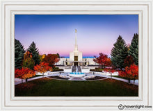 Load image into Gallery viewer, Denver Temple Bright Millennial Day Open Edition Canvas / 36 X 24 Frame D 32 1/4 44 Art