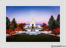 Load image into Gallery viewer, Denver Temple Bright Millennial Day Open Edition Canvas / 36 X 24 Frame V 31 3/4 43 Art
