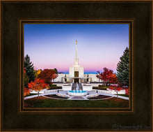 Load image into Gallery viewer, Denver Temple Bright Millennial Day Open Edition Print / 10 X 8 Frame A 12 1/4 14 Art