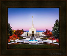 Load image into Gallery viewer, Denver Temple Bright Millennial Day Open Edition Print / 14 X 11 Frame A 15 1/4 18 Art