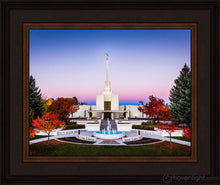 Load image into Gallery viewer, Denver Temple Bright Millennial Day Open Edition Print / 14 X 11 Frame N 15 3/4 18 Art