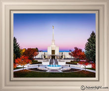 Load image into Gallery viewer, Denver Temple Bright Millennial Day Open Edition Print / 14 X 11 Frame R 15 1/4 18 Art