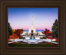 Load image into Gallery viewer, Denver Temple Bright Millennial Day Open Edition Print / 14 X 11 Frame S 15 1/4 18 Art