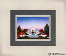Load image into Gallery viewer, Denver Temple Bright Millennial Day Open Edition Print / 7 X 5 Frame W 9 1/4 11 Art