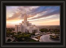 Load image into Gallery viewer, Draper Sunset Aerial Open Edition Canvas / 20 X 30 Black Frame Art