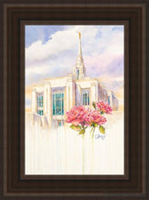Load image into Gallery viewer, Eternal Promise Ogden Temple Open Edition Canvas / 12 X 18 Brown Frame Art