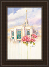 Load image into Gallery viewer, Eternal Promise Ogden Temple Open Edition Canvas / 14 X 21 Brown Frame Art