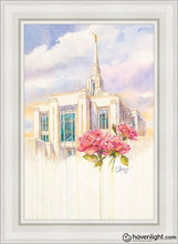 Load image into Gallery viewer, Eternal Promise Ogden Temple Open Edition Canvas / 24 X 36 Gray Frame Art