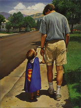 Load image into Gallery viewer, Even Superman Needs A Dad Open Edition Print / 2 X 3 Only Art