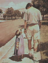 Load image into Gallery viewer, Even Superman Needs A Dad Open Edition Print / 3 3/4 X 4 Only Art