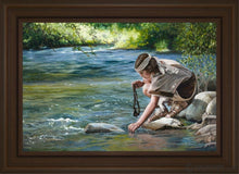 Load image into Gallery viewer, Faith To Prepare Open Edition Canvas / 20 X 30 Brown Frame Art