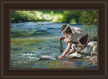 Load image into Gallery viewer, Faith To Prepare Open Edition Canvas / 24 X 36 Brown Frame Art