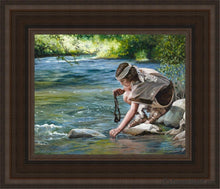 Load image into Gallery viewer, Faith To Prepare Open Edition Canvas / 8 X 10 Brown Frame Art