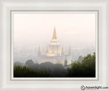 Load image into Gallery viewer, Foggy Oakland Open Edition Canvas / 11 X 14 White Frame Art