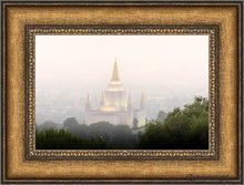 Load image into Gallery viewer, Foggy Oakland Open Edition Canvas / 18 X 12 Frame G Art