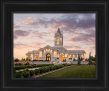 Load image into Gallery viewer, Fort Collins Afterglow Open Edition Canvas / 11 X 14 Black Frame Art