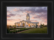 Load image into Gallery viewer, Fort Collins Afterglow Open Edition Canvas / 12 X 18 Black Frame Art