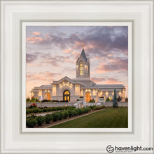 Load image into Gallery viewer, Fort Collins Afterglow Open Edition Canvas / 12 X White Frame Art