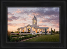 Load image into Gallery viewer, Fort Collins Afterglow Open Edition Canvas / 14 X 21 Black Frame Art
