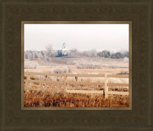 Load image into Gallery viewer, Fort Collins All Is Safely Gathered In Open Edition Print / 10 X 8 Frame G 12 1/4 14 Art