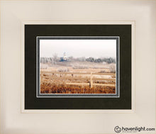 Load image into Gallery viewer, Fort Collins All Is Safely Gathered In Open Edition Print / 7 X 5 Frame W 9 1/4 11 Art