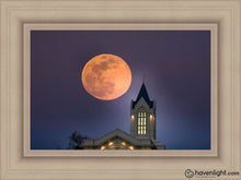 Load image into Gallery viewer, Fort Collins Night Flight Open Edition Canvas / 24 X 16 Frame I 23 3/4 31 Art