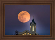 Load image into Gallery viewer, Fort Collins Night Flight Open Edition Canvas / 36 X 24 Frame F 31 3/4 43 Art