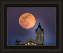 Load image into Gallery viewer, Fort Collins Night Flight Open Edition Print / 14 X 11 Frame B 15 1/4 18 Art