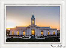 Load image into Gallery viewer, Fort Collins White Gold Open Edition Canvas / 36 X 24 Frame D 32 1/4 44 Art