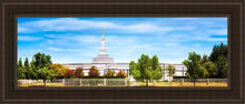 Load image into Gallery viewer, Fresno Day Panorama Open Edition Canvas / 12 X 36 Brown Frame Art