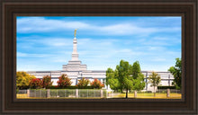 Load image into Gallery viewer, Fresno Day Panorama Open Edition Canvas / 15 X 30 Brown Frame Art