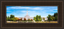 Load image into Gallery viewer, Fresno Day Panorama Open Edition Canvas / 6 X 18 Brown Frame Art