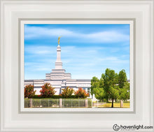 Load image into Gallery viewer, Fresno Day Panorama Open Edition Canvas / 8 X 10 White Frame Art