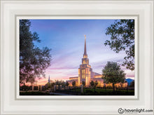Load image into Gallery viewer, Gila Valley Blue Hour Open Edition Canvas / 12 X 18 White Frame Art
