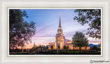 Load image into Gallery viewer, Gila Valley Blue Hour Open Edition Canvas / 15 X 30 White Frame Art