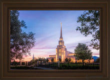 Load image into Gallery viewer, Gila Valley Blue Hour Open Edition Canvas / 20 X 30 Brown Frame Art
